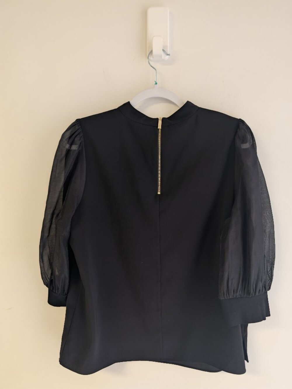 Ted Baker Micaeli Organza Puff Sleeve Top - Picture 13 of 16